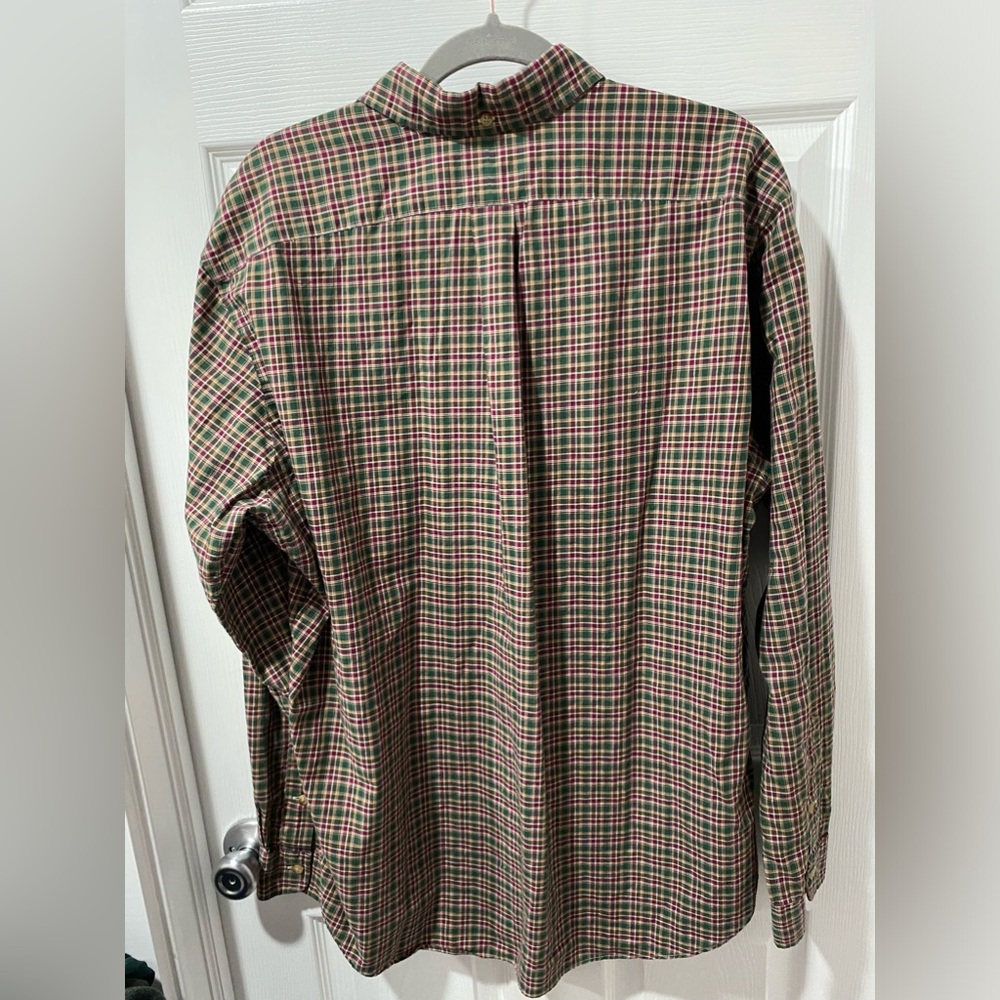 Ralph Lauren men’s plaid button down shirt, size XL, cotton, good condition - Picture 4 of 6